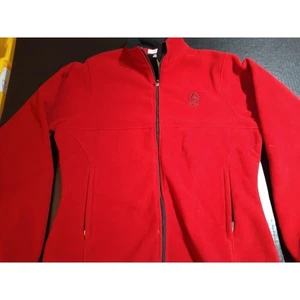 Port Authority Fleece Coat Long Sleeve Jacket Reliance Polyester Womens Large - Picture 1 of 7