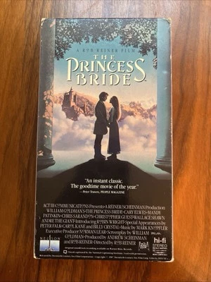 Vintage 1987 The Princess Bride VHS Nelson Entertainment TESTED - Image 1 of 3