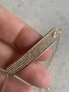 COACH Pave Slider Bar Bracelet, SOLD OUT!!! - Picture 1 of 9