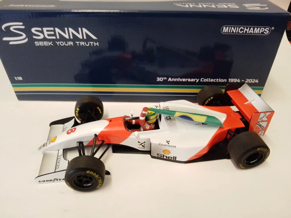 Minichamps Mclaren Ford MP4/8 #8 Senna winner Australian GP 1993 1/18 540933838 - Immagine 1 di 4