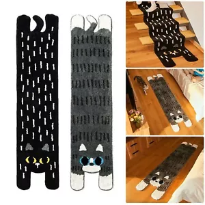Langer Katzenteppich, rutschfeste Badematte für Badezimmer, saugfähige, weiche - Bild 1 von 22