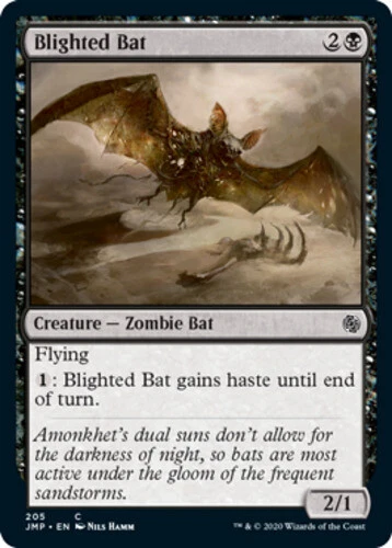 x1 Blighted Bat - Jumpstart - NM - MTG - Image 1 of 1
