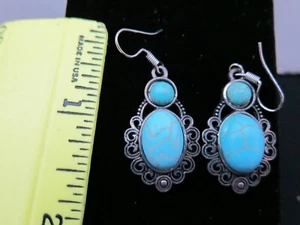 Natural Turquoise earrings - Picture 1 of 1