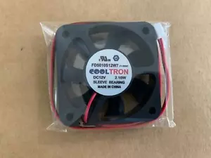 1 pc COOL TRON 5CM FD5010S12W7-71 12V 2.10W Mute Cooling Fan - Picture 1 of 5
