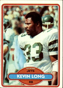 1980 Topps Football Card #211 Kevin Long - EX-MT