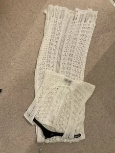 Misspap Size S/M White Maxi Beach Dress. - Picture 1 of 9
