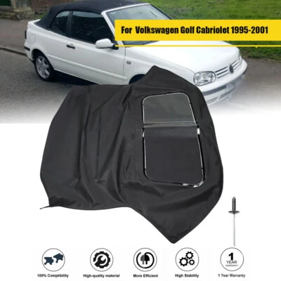 Convertible Soft Top Compatible W/O Window For 1995-2001 Volkswagen Golf - Image 1 of 4