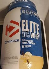 Dymatize Elite 100% Whey Protein Powder, 25g Protein,2 lb vanilla 01.2025