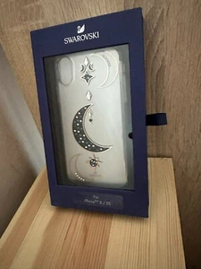 Genuine Swarovski iPhone X/XS Clear silicone case bumper NEW Swarovski crystals - Picture 1 of 5