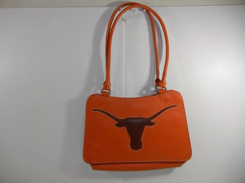 Texas Longhorns Genuine Leather Purse Handbag Cover