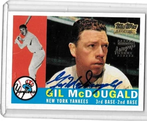 GIL McDOUGALD 2001 EQUIPO TOPPS LEGENDS CERTIFICADO EDICIÓN DE AUTÓGRAFOS - Imagen 1 de 1