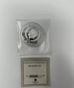 Life Of John F. Kennedy Commemorative Coin Inauguration Speech 1961 - Picture 1 of 3