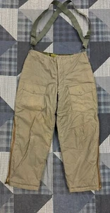 Vintage WW2 US NAVY DEPARTMENT OVERALLS Mens DECK PANTS WWII MED W36 X L30 - Picture 1 of 16
