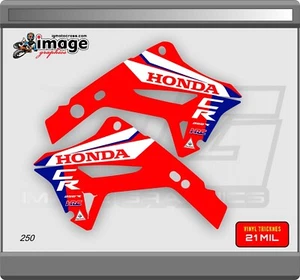 CR125 250 2002-07(NEW 2022 STYLE POLISPORT RESTYLE} SHROUD GRAPHICS SET TEAM 24 - Bild 1 von 4