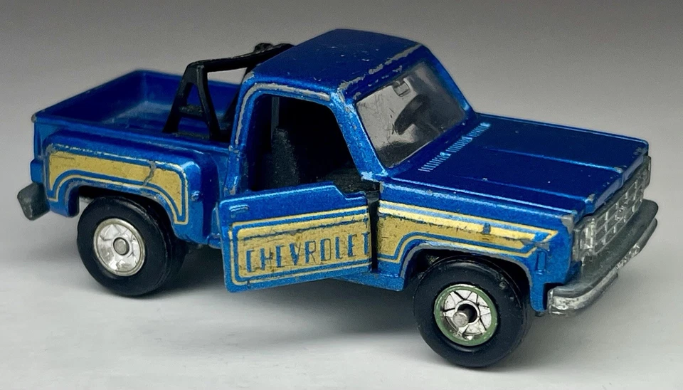 Vintage 1978 Tomy Tomica Blue Diecast Chevrolet Pickup Truck No. F44 Japan Made - Image 1 of 4