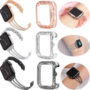 Bling Diamond Bracelet Band Strap Case Cover For Apple Watch Series 7 6 5 4 3 2 - Picture 1 of 19