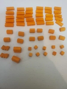 Catan Histories Settlers Of America Official Orange Wooden Replacement Pieces - Picture 1 of 1