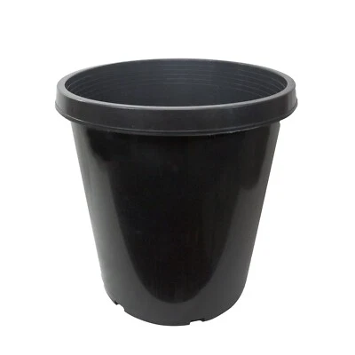 15 Gallon (5-pk) Tall Premium Nursery Black Plastic Planter Garden Grow Pots - Image 1 of 3