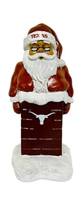 Texas Longhorns Santa Claus With Chimney Officially Licensed Forever Collection - Picture 1 of 10