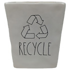 RAE DUNN Artisan Collection "RECYCLE" Trash Garbage Can Bin Wastebasket