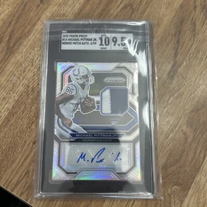 2020 PRIZM MICHAEL PITTMAN JR SILVER RC RPA /99 sgc 10/9.5 - Picture 1 of 2