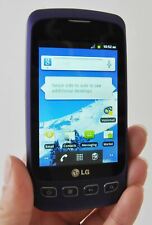 LG Optimus S LS670 Sprint Wireless PURPLE Android Smartphone WiFi 3G Grade C