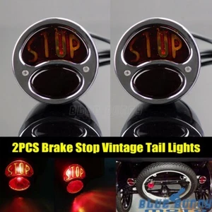 2Pcs Brake Stop Turn Signal Tail Light For 28-31 Ford Model A Rat Hot Rod Custom - Bild 1 von 7