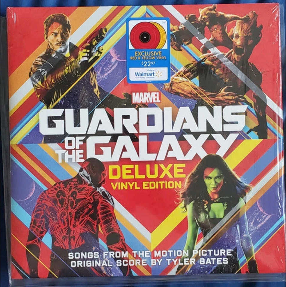 Guardians Of The Galaxy: Deluxe Vinyl Edition - Walmart Exclusive Red and Yellow - Image 1 of 1