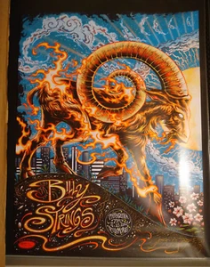 Billy Strings Poster Philadelphia Fillmore Night #1 2021 Tsang #/50 - Picture 1 of 2