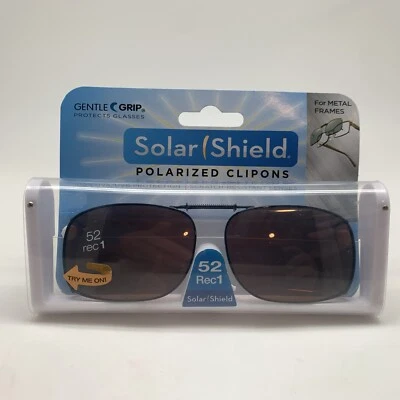 GAFAS DE SOL POLARIZADAS T151 ESCUDO SOLAR CLIP-ON 52 REC 1 MARCO DE METAL REC1 Foto 1 de 2