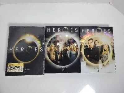 Heroes Complete Seasons 1-3 DVD Sets TV Series NBC  - Image 1 of 4