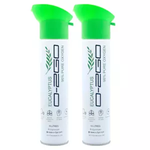 O2GO 20 Liter Sauerstoffdose mit Gesichtskappe Eukalyptus Aroma Pure Breathing O2 x2 Dose - Bild 1 von 11