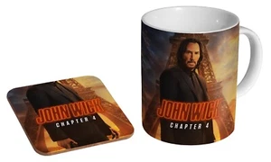 John Wick Kapitel 4 - Kaffee-/Teebecher und Untersetzer Geschenkset - Bild 1 von 1