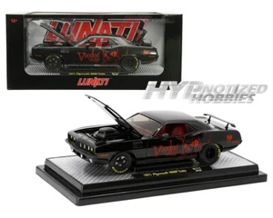 M2 MACHINES 1:24 1971 PLYMOUTH HEMI CUDA VOODOO DIE-CAST  BLACK 40300-111A - Picture 1 of 1