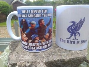 Everton derby win celebration mug 11oz Birthday Christmas Gift