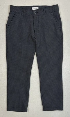 I Love Ugly Size Small Slim Kobe Pant Gray Houndstooth Cropped Straight Trousers - Image 1 of 4