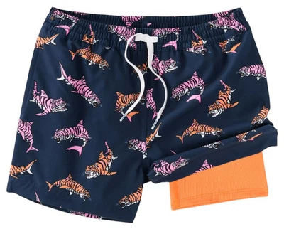 Chubbies Boy's Shorter Classic Lined Youth Swim Trunks (The King of the Seas) - Image 1 of 3