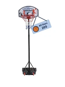 HUDORA All Stars 205 - Adjustable Portable Basketball Hoop for Children - Picture 1 of 10