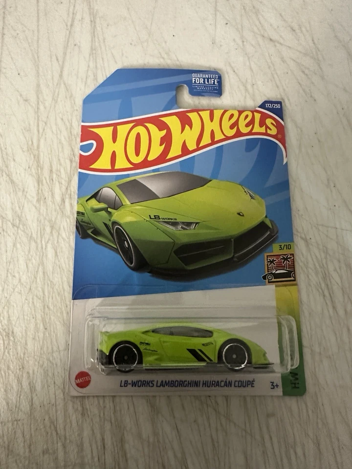 Hot Wheels Kroger Exclusive Lamborghini LB-Works Huracán Coupe LBWK Lime Green - Image 1 of 1