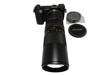 Sony E-mount adapted SOLIGOR 90-230 mm F/4.5 Long Telephoto Zoom Lens. - Image 1 of 4