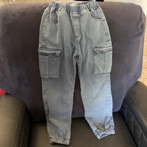 Kids Cargo Jeans Size 10 girls - Picture 1 of 5