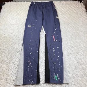 NWT MNML Sweatpants Men's Medium Contrast Bootcut Paint Splatter Artsy Street - Picture 1 of 13