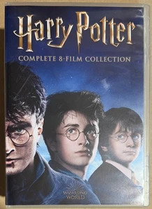 Harry Potter:  Complete 8-film Collection [DVD] Preowned Unplayed Discs Damaged - Foto 1 di 2