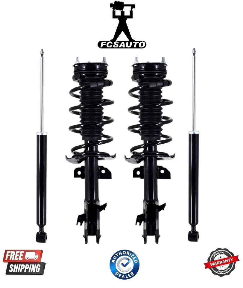 Complete FCS Front Coil Spring & Rear Shock Assembly fits 11-14 Mazda 2 - Image 1 of 1