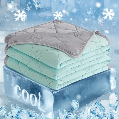 Cooling Blanket Queen Size, Cooling Blankets for Hot Sleepers, Keep Adults Cool - Image 1 of 4