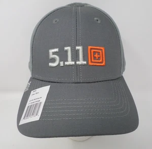 511 taktische Mütze verstellbar grau mit grau & orange gesticktem Logo 2014 neu - Bild 1 von 10