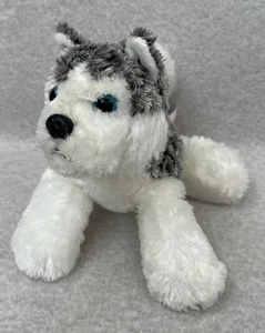 Sammlerstück Aurora Husky Welpe Hund Plüschtier Stofftier grau weiß 7 Zoll Stofftier - Bild 1 von 6
