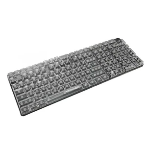 (White)UBEF Keycap Set High Transparent PC 132 Keys Ergonomic Design - Zdjęcie 1 z 12