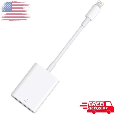 Apple Mfi Certified Lightning to SD Card Camera Reader for Iphone Ipad, Memory - Image 1 of 4