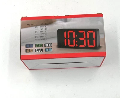 DreamSky Compact Digital Alarm Clock with USB Port - Image 1 of 4